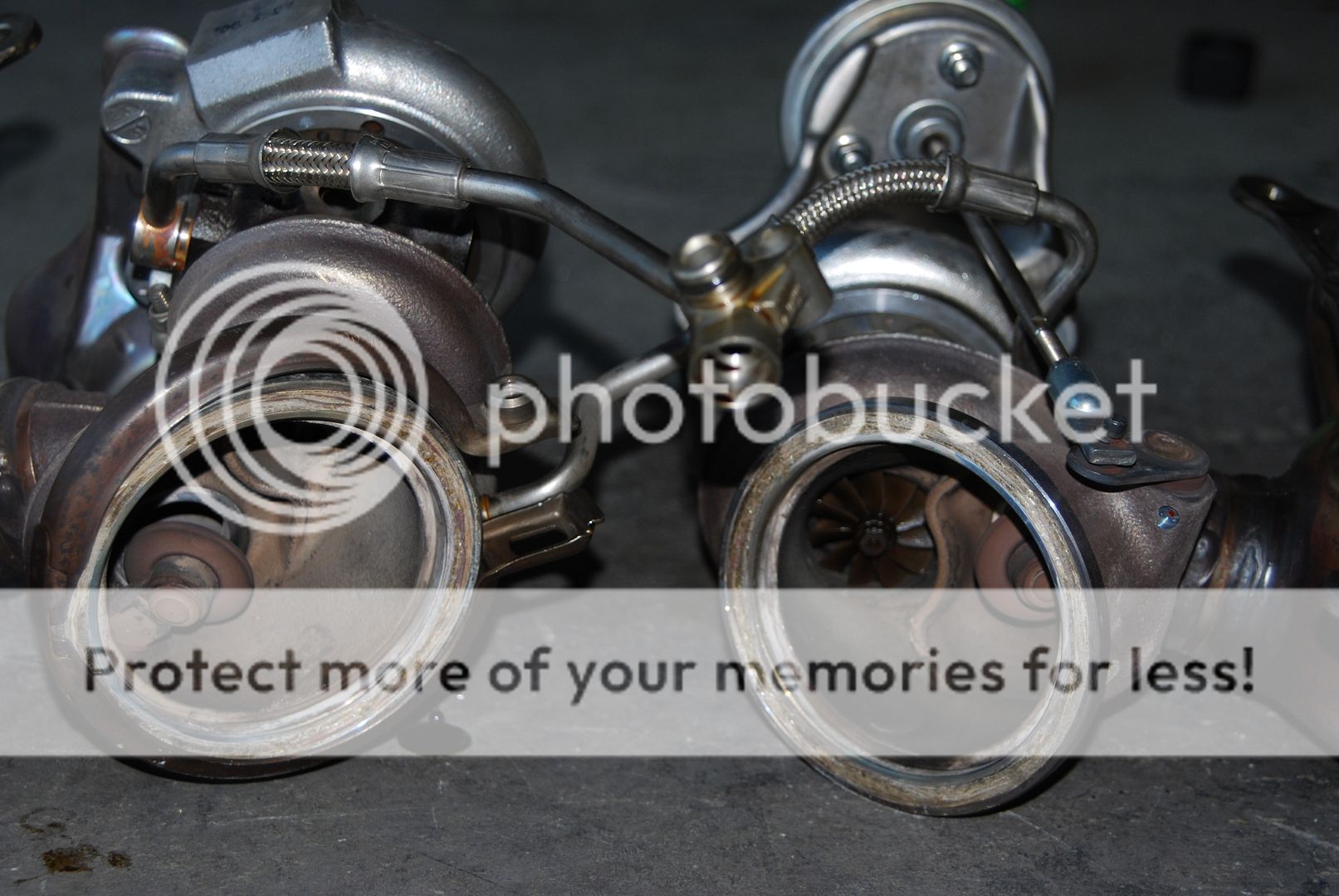 Stock N54 twin turbos